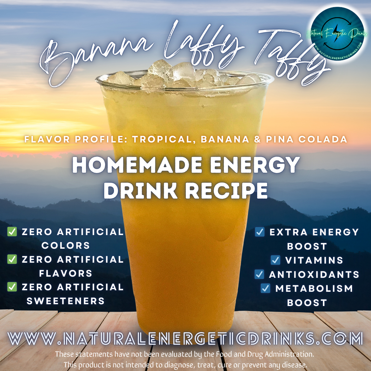 Homemade Energy Drink Recipe ⚡ Banana Laffy Taffy Power Drink