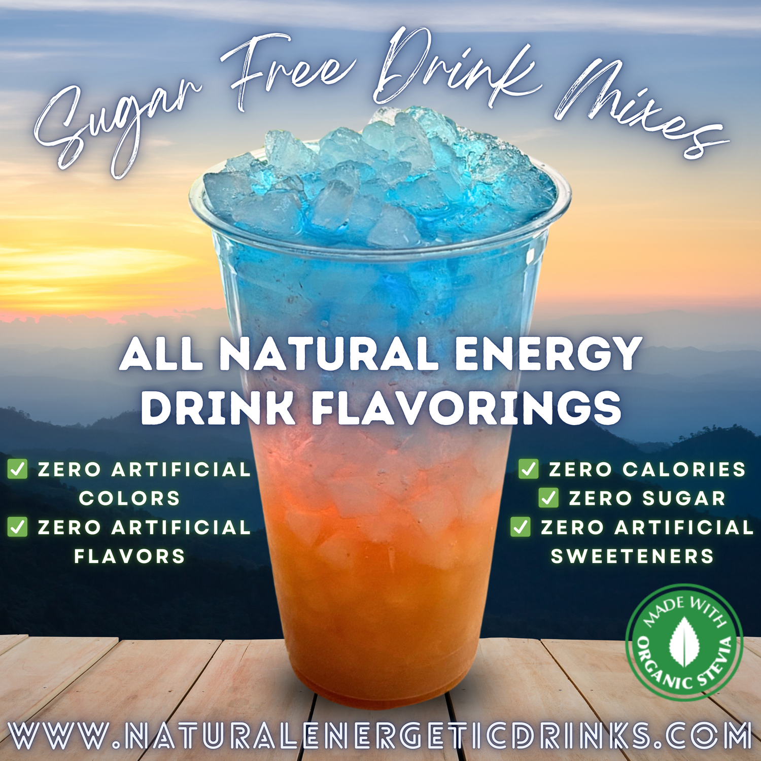 All Natural Sugar Free Drink Mixes