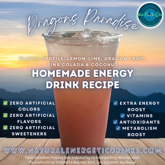 Homemade Energy Drink Recipe ⚡ Dragons Paradise Power Drink