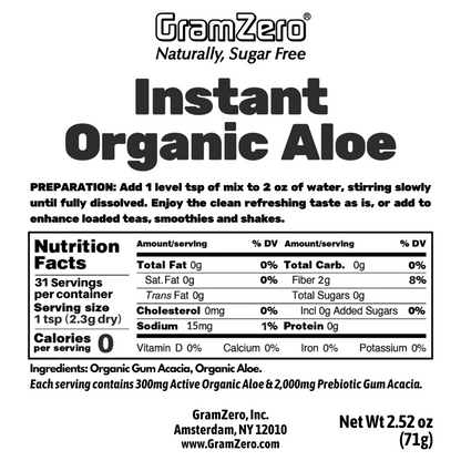 Pure Aloe Vera Drink Mix 🌱 Instant Organic Aloe Powder Pack