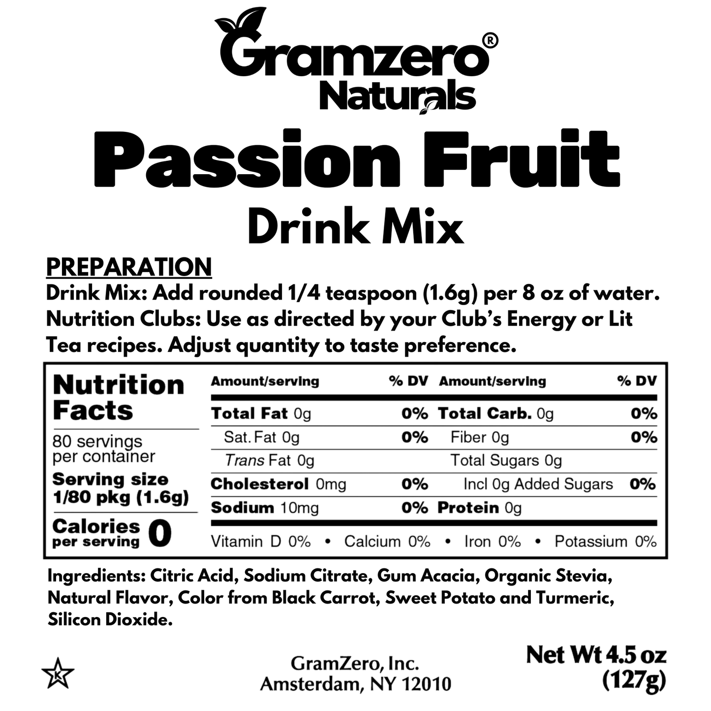 All Natural PASSION FRUIT Sugar Free Drink Mix ❤️‍🔥 Flavor Energy Drinks