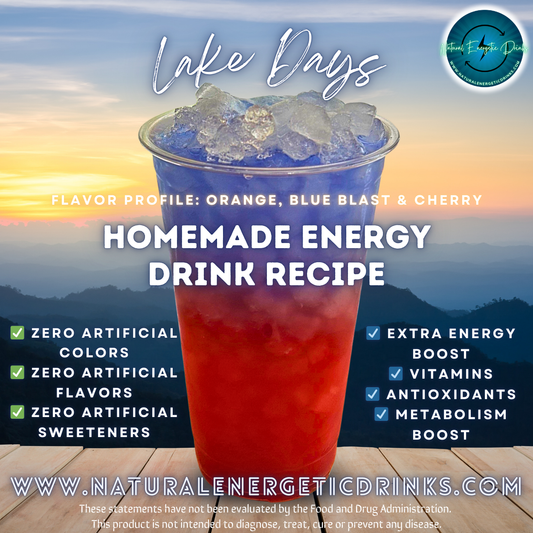 Homemade Energy Drink Recipe ⚡ Lake Days Power Drink