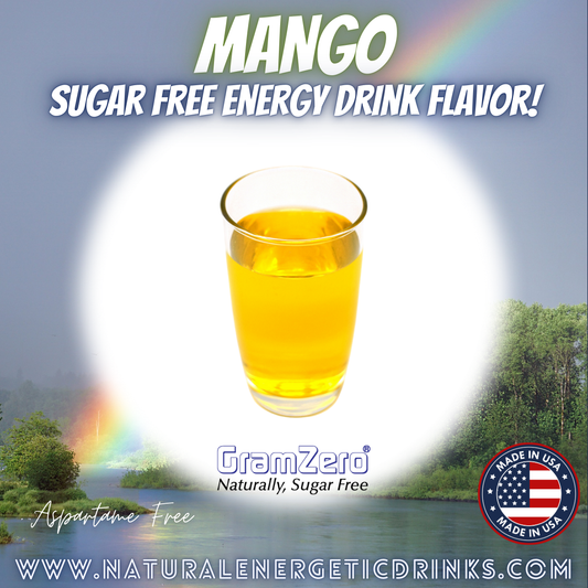 Natural Color MANGO Sugar Free Drink Mix 🥭 Flavor Energy Drinks