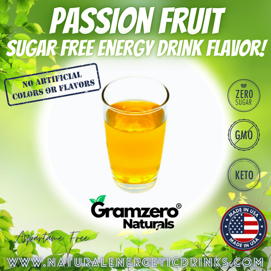 All Natural PASSION FRUIT Sugar Free Drink Mix ❤️‍🔥 Flavor Energy Drinks