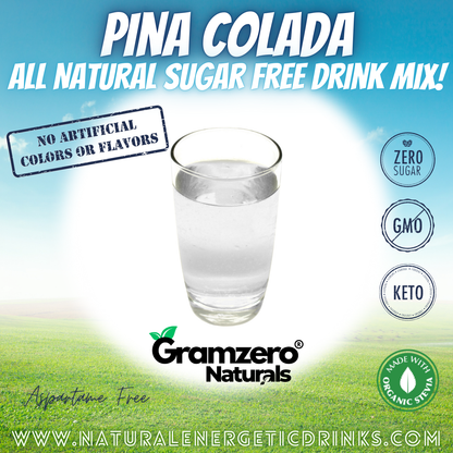 All Natural PINA COLADA Sugar Free Drink Mix 🍹 Flavor Energy Drinks