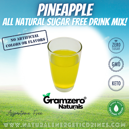 All Natural PINEAPPLE Sugar Free Drink Mix 🍍 Flavor Energy Drinks