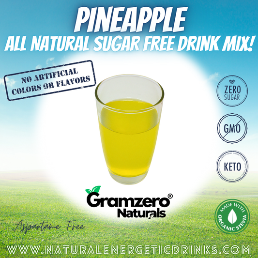 All Natural PINEAPPLE Sugar Free Drink Mix 🍍 Flavor Energy Drinks