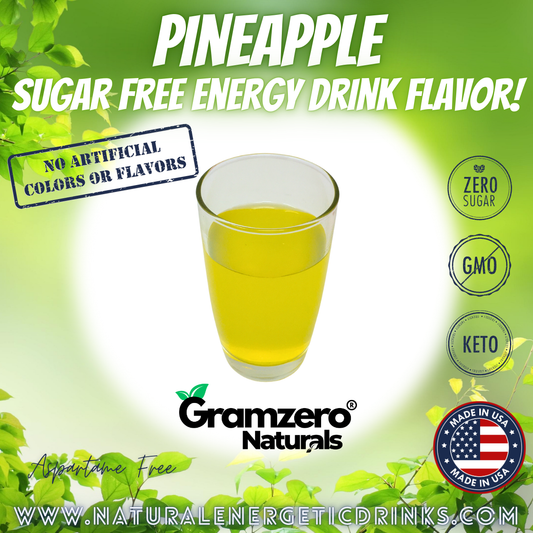 All Natural PINEAPPLE Sugar Free Drink Mix 🍍 Flavor Energy Drinks
