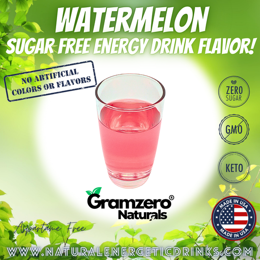 All Natural WATERMELON Sugar Free Drink Mix 🍉 Flavor Energy Drinks